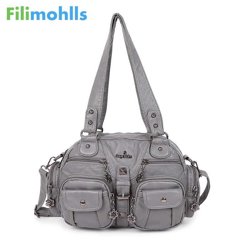 Bolsos de mano Vintage para mujer, Hobos de de lujo, bandoleras femeninas con asa superior, de a la , S2111