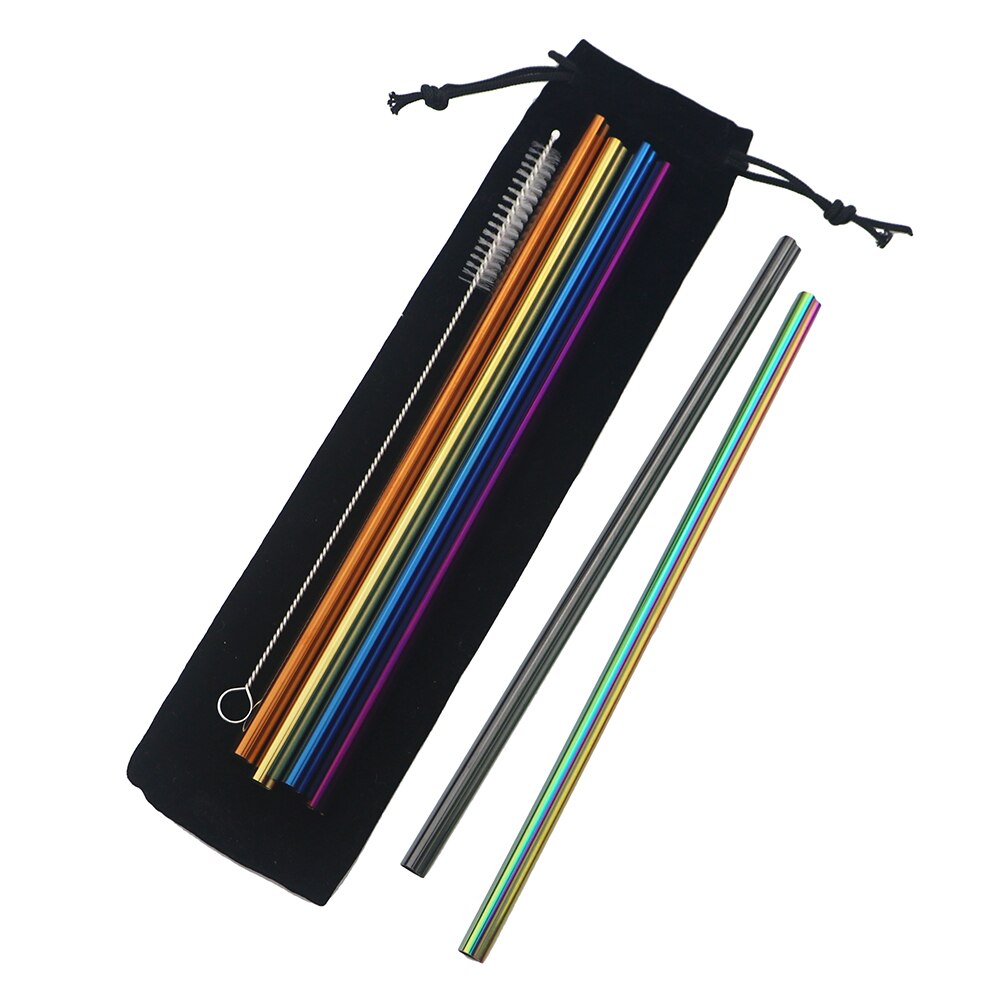 2/4Pc Reusable Love Shape Drinking Straws Set Wedding Decoration Metal Straw Stainless Steel Straw Straight Straw Birthday Party