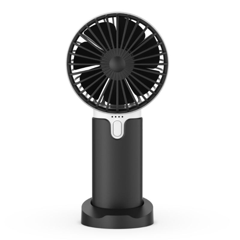 Summer Mini Cooler Handheld USB Portable Fan USB Rechargeable Fan Travel Outdoor Home Office Quiet Desk Fans: 2-D