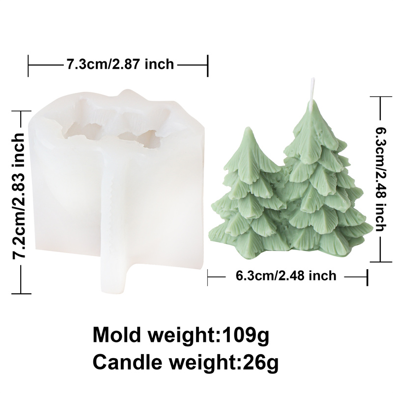 Stampi per candele natalizie in silicone Pupazzo di neve con albero di Natale Stella Pupazzo di neve Sciarpa Stampo natalizio ornato con fiocco di neve natalizio fai-da-te: Luce Verde