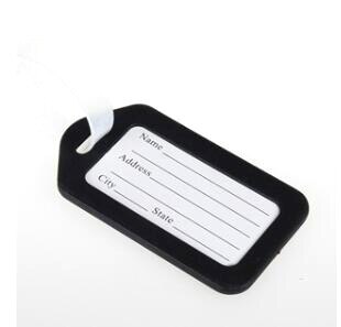 Etichette per il Bagaglio in Lega di alluminio Bagaglio Nome Tag Valigia Indirizzo Etichetta Supporto di Accessori Da Viaggio per Id Tag Bagagli: 1PC Plastiic 8 x5cm