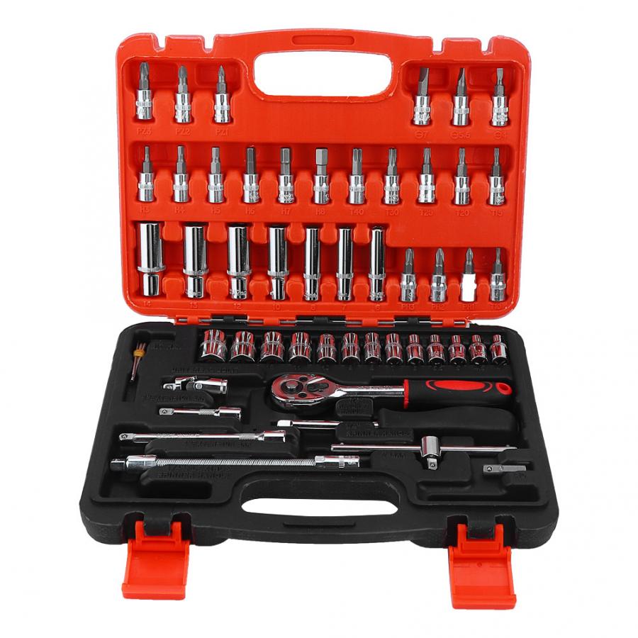 induction metal heater 53 Pcs Portable Auto Repair Tool Kit Case Home Garage Mechanics Tool Car Repair Tool