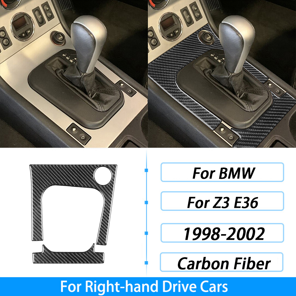 For BMW Z3 E36 1998-2002 Real Carbon Fiber Inner Door Panel Decorative Strip Car Interior Decoration Styling Accessories Sticker: Blue