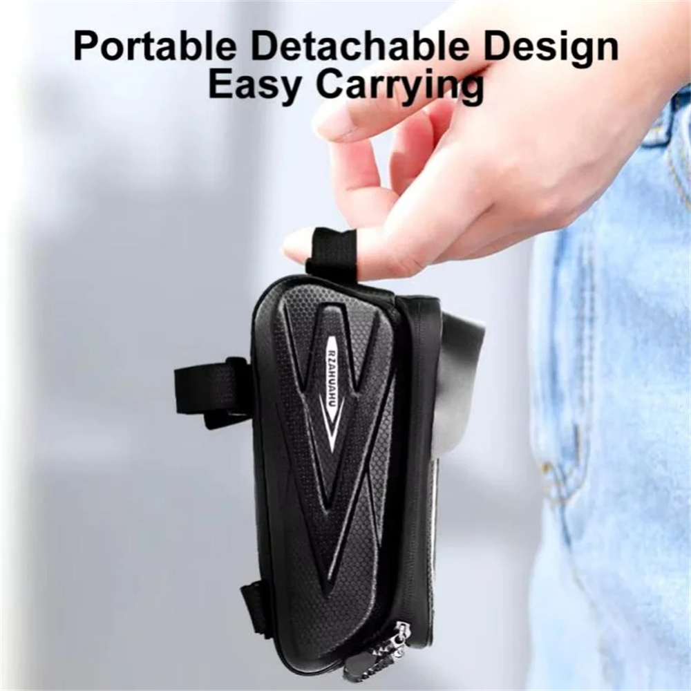 Sac de vélo à coque rigide pour écran tactile, étui de rangement étanche pour téléphone, tube avant de VTT