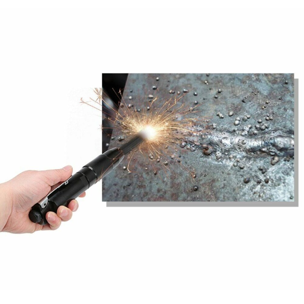 Slag Remove Rust Corrosion Carbon Steel Needle Scaler Home Mini Air Pneumatic Welders Black Hand Cleaning Tool Dirt Portable