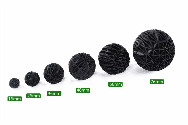20/Uds portátil de plástico pelotas para estanque de acuario bolas bioquímicas para estanque de peces de acuario Tanque De Agua filtro Bio bolas