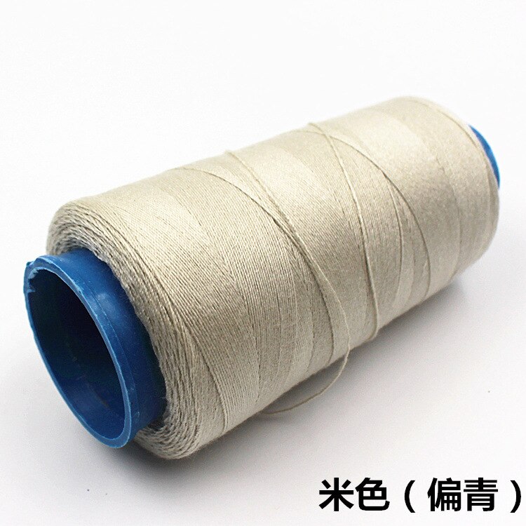 Polyester Three Thick Sewing Thread Jeans Thread Hand Stitching Canvas Coarse Cloth Denim Thread Sewing Machine Thread 20s/3: Beige