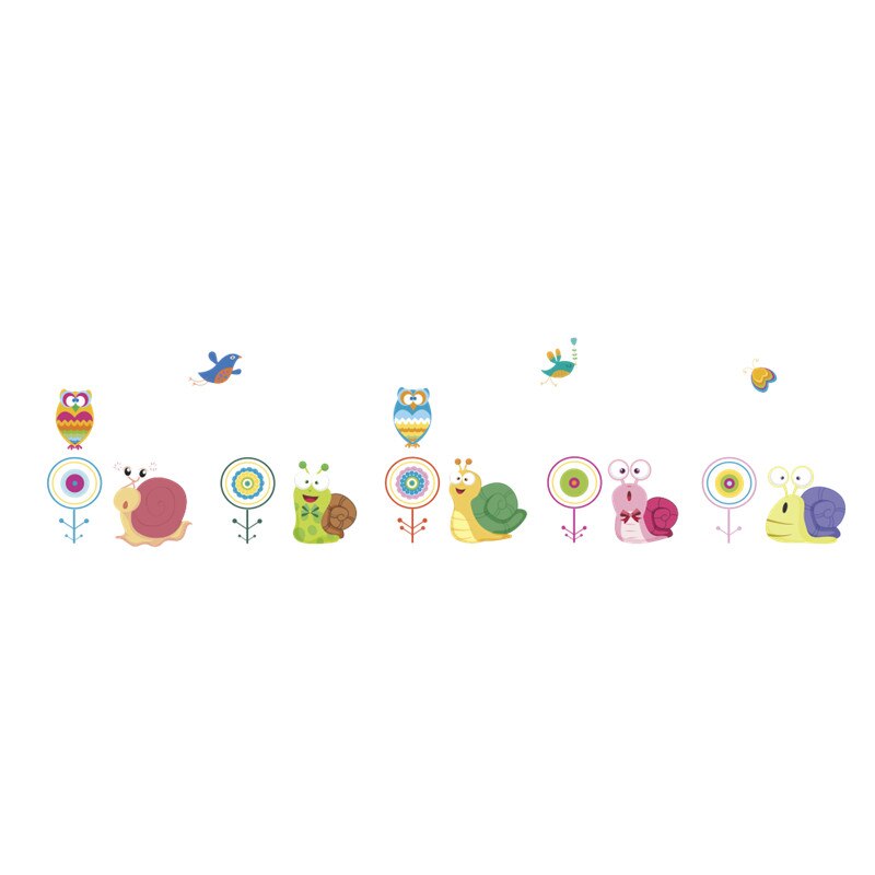 Forest Animals Height Measure Wall Sticker For Kids Rooms Growth Chart Wall Decal Nursery Home Decor living room: 926