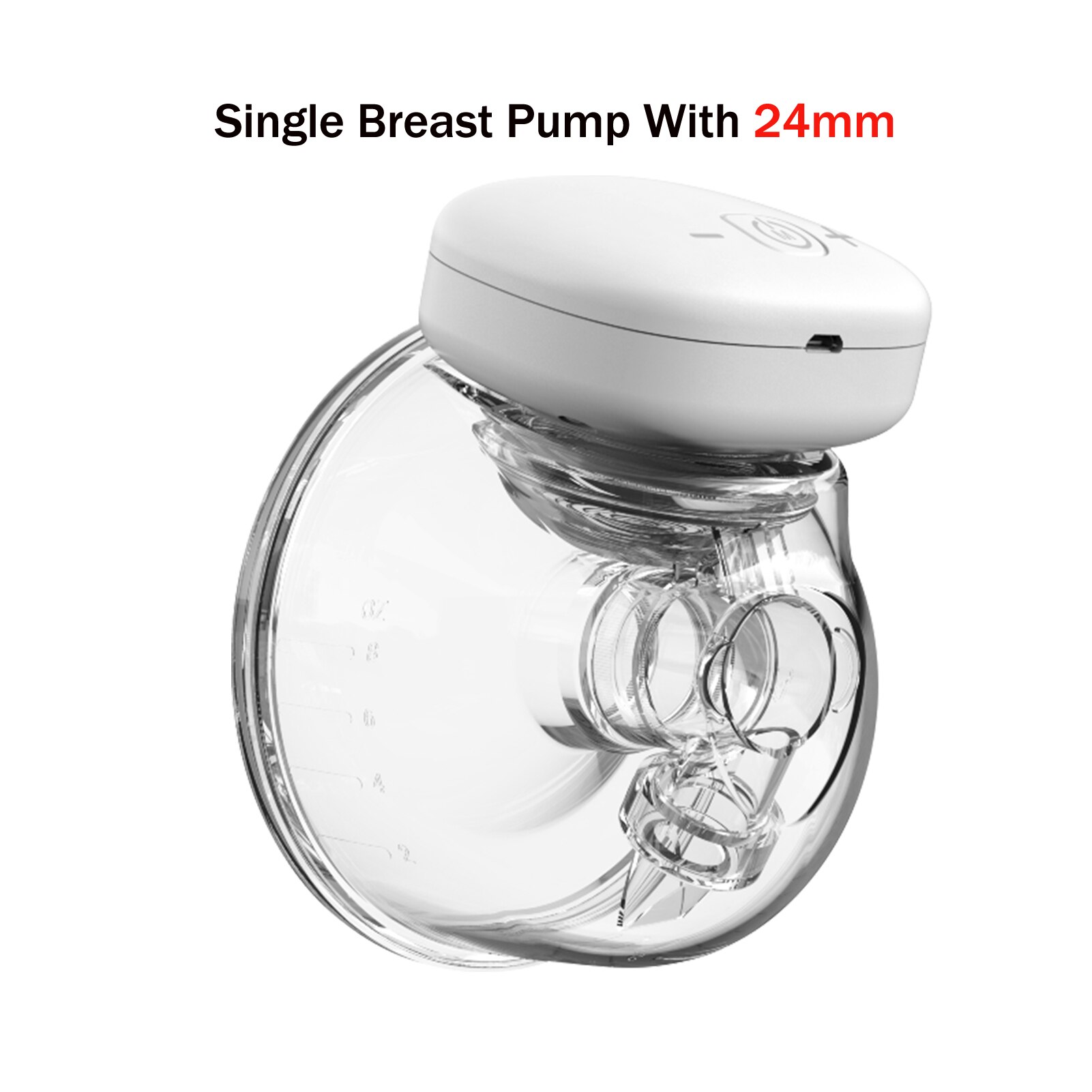 Tiralatte elettrico YOUHA ricaricabile silenzioso indossabile estrattore di latte portatile a mani libere lattiera automatica allattamento al seno: 24mm Single