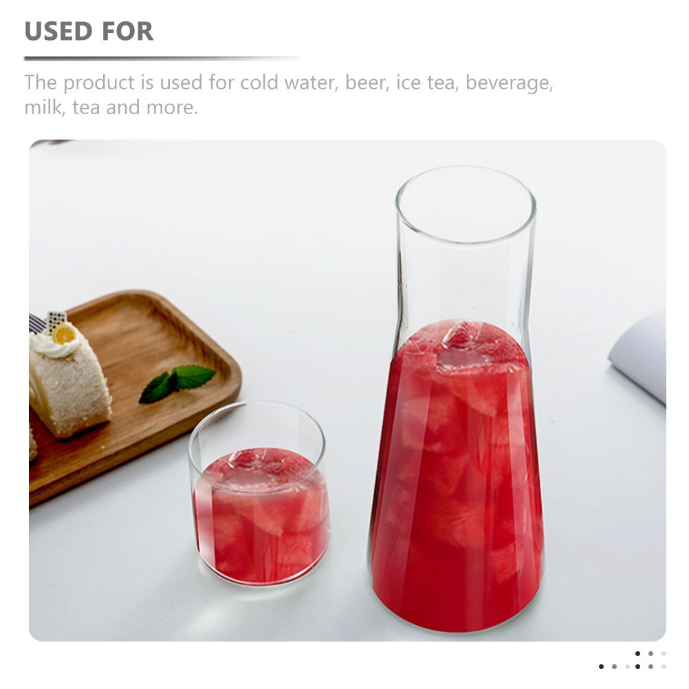 1 Set Van Glas Waterkoeling Ketel Clear Drank Houder Waterkoker Met Cup