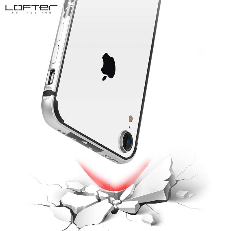 Luxury Aluminum Metal Bumper for iphone XR Cartoon Pattern Protective Shield Frame for iPhone 11