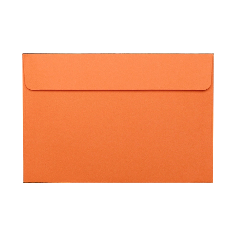 50pcs Vintage Large Envelopes Postcard Letter Stationery Paper Greeting Card Envelope Retro School Office: Orange