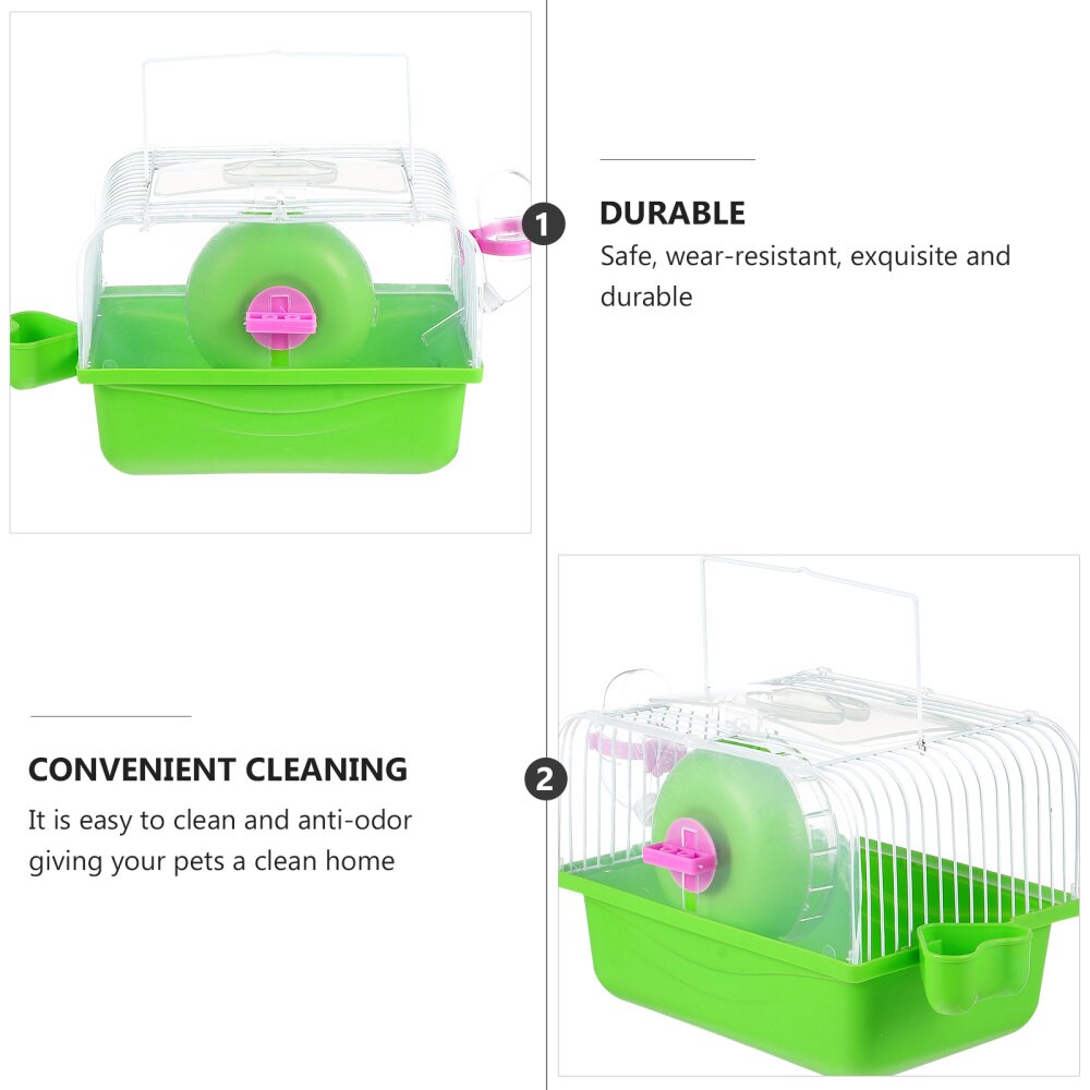 Casa portátil para mascotas, jaula para villa, jaula para hámster, nido para mascotas, ardilla Chinchilla, 1 ud.