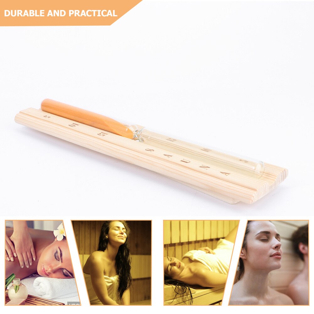 1pc Wooden Time Hourglass Timer Clock Sauna Room Hourglass Timer