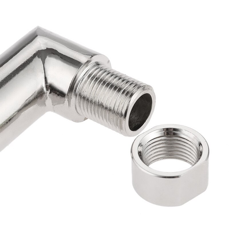 JIAX Oxygen Sensor M18*1.5 O2 Oxygen Sensor 90 Degree Angled Extender Spacer Exhaust Extension Extender