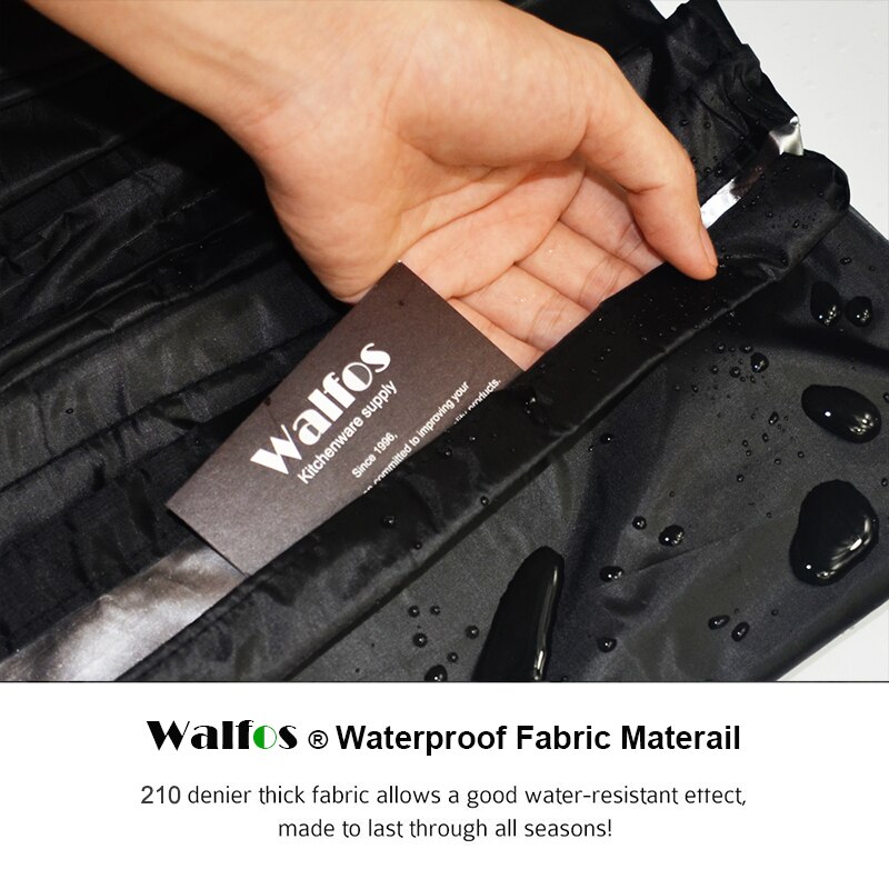 WALFOS Brand Waterproof BBQ Grill Barbeque Cover Outdoor Rain Grill Barbacoa Anti Dust Protector For Gas Charcoal Electric Barbe