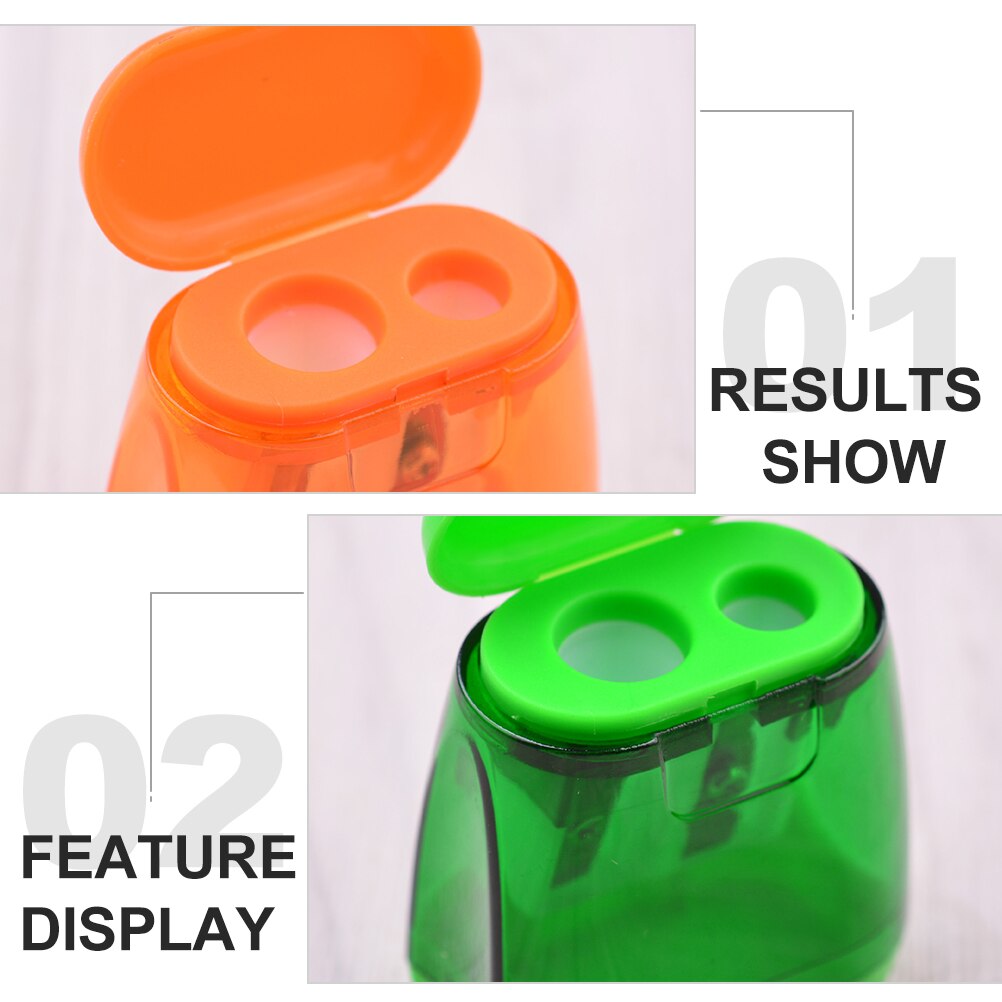 16pcs Manual Pencil Sharpener Plastic Pencil Sharpeners Pencils Sharpening Tool