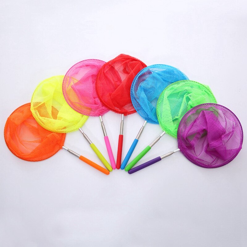 1PC Kids Colored Telescopic Butterfly N Ets Catching Insects Bugs Fishing N Et Extendable From 6.8" To 34" For Kids