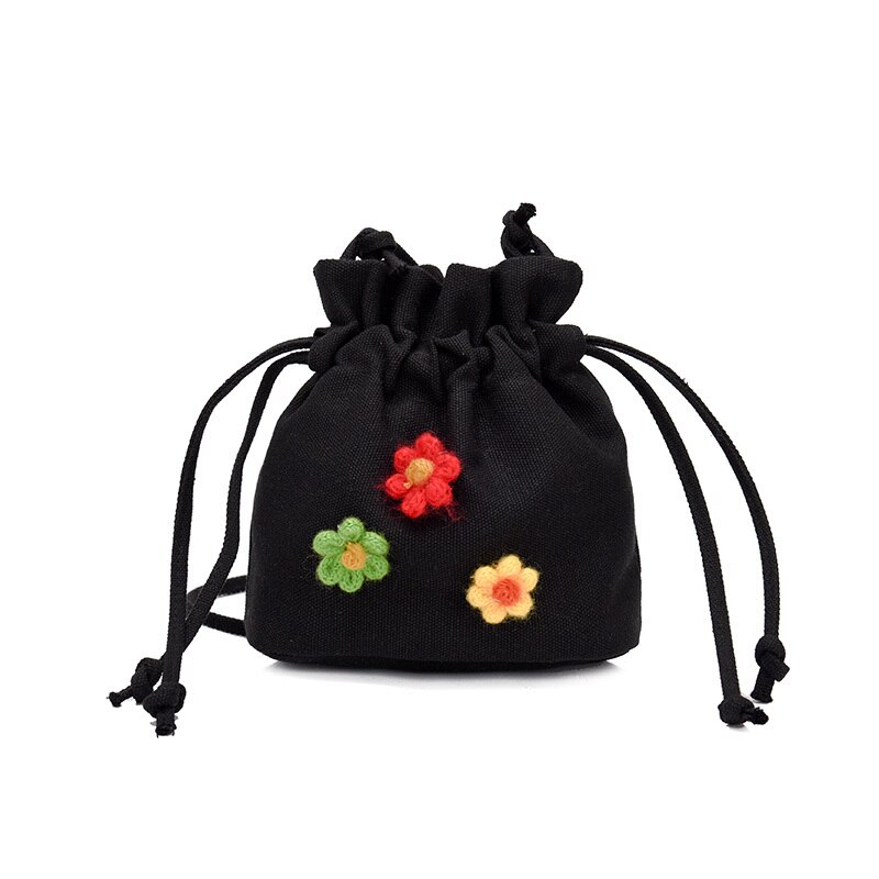 Verse Slung Canvas Tas Eenvoudige Op De Kleine Tas Vrouwelijke Buitenlandse Meisje Schoudertas