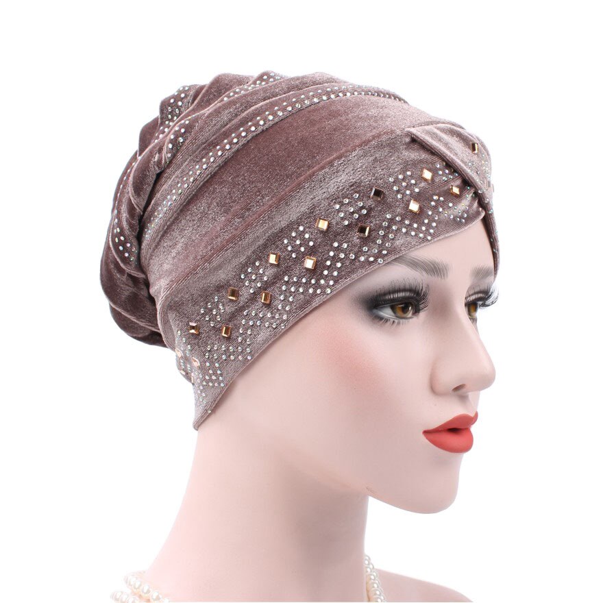Forehead Cross Velvet Inner Hijab Caps Muslim Head... – Vicedeal