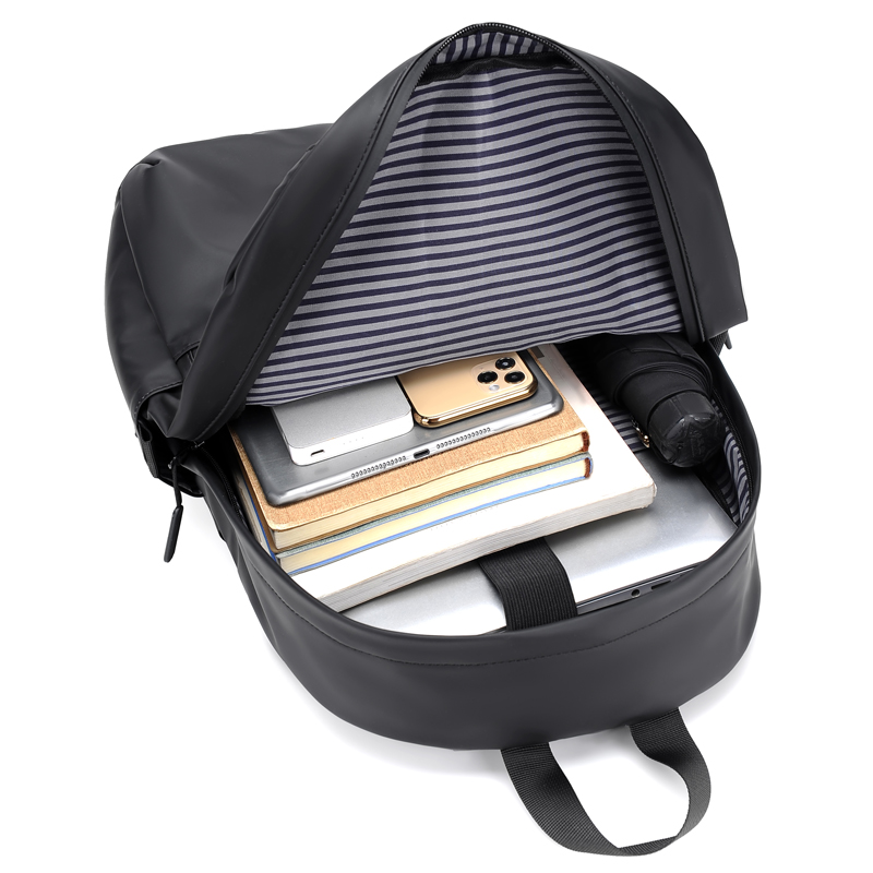 Fashionable Backpack Large Capacity Laptop Bag Waterproof Fabric Lightweight Shoulder Bag Casual Backpack