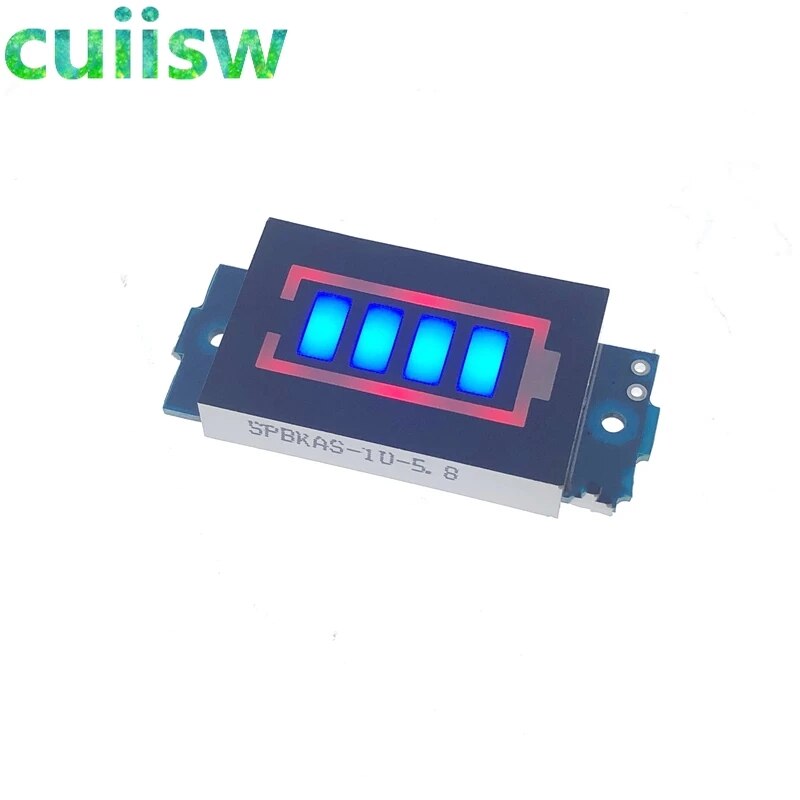 5S 6S 7S 8S Lithium Battery Capacity Indicator Module 16.8V Blue Display Electric Vehicle Battery Power Tester