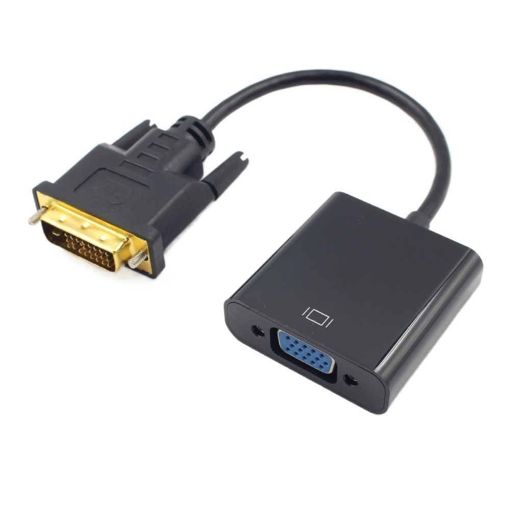 adapter DVI na VGA DVI-D Wyjście VGA Wejście DVI Konwerter DVI na VGA DVI-D 25-Szpilka DVI-D HD 1080P Konwerter DVI na VGA