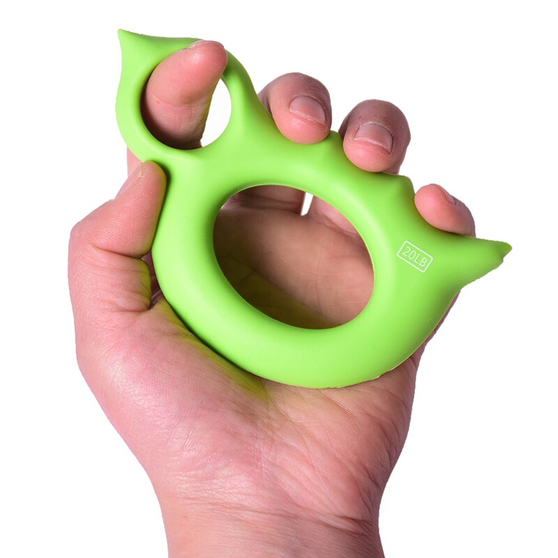 Hand Gripper Grip Silicone Ring Hand Resistance Band Finger Stretcher-Exercise for Forearm Wrist Training Carpal Hand Expander: green