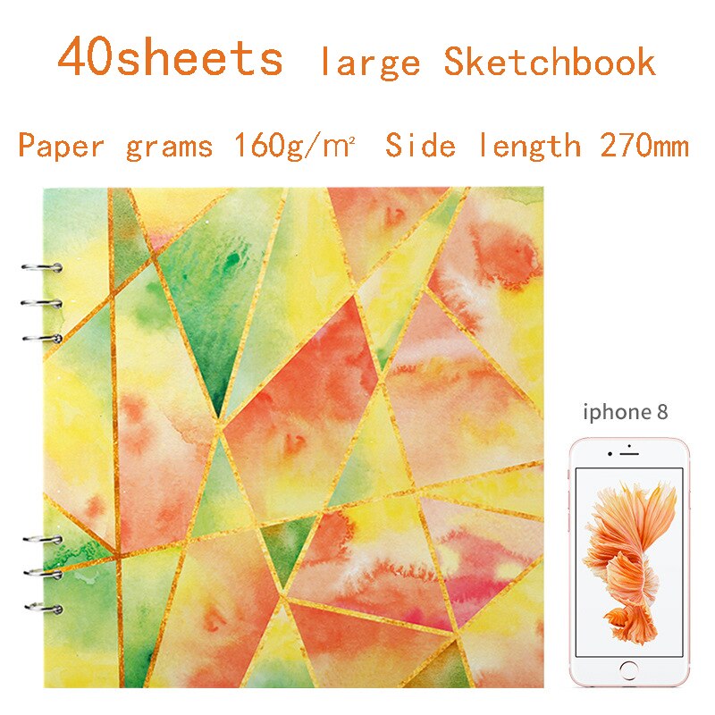 Student art blank sketch book painting book hand-painted small fresh special drawing paper beginner A4 sketch sketch book: Big size1