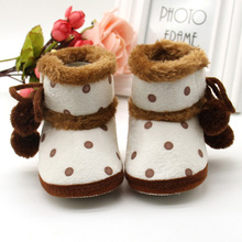 Cotton Fabric snow boots baby Girls Boys Soft Booties Snow Boots Infant Toddler Newborn Warming Shoes G3