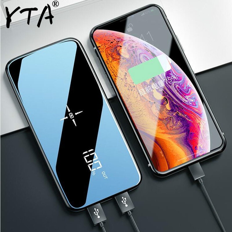Qi Drahtlose 30000mah Power Bank Drahtlose Ladegerät Für iPhone Samsung Externe Batterie Bank Gebaut-in Ladegerät Power Portable