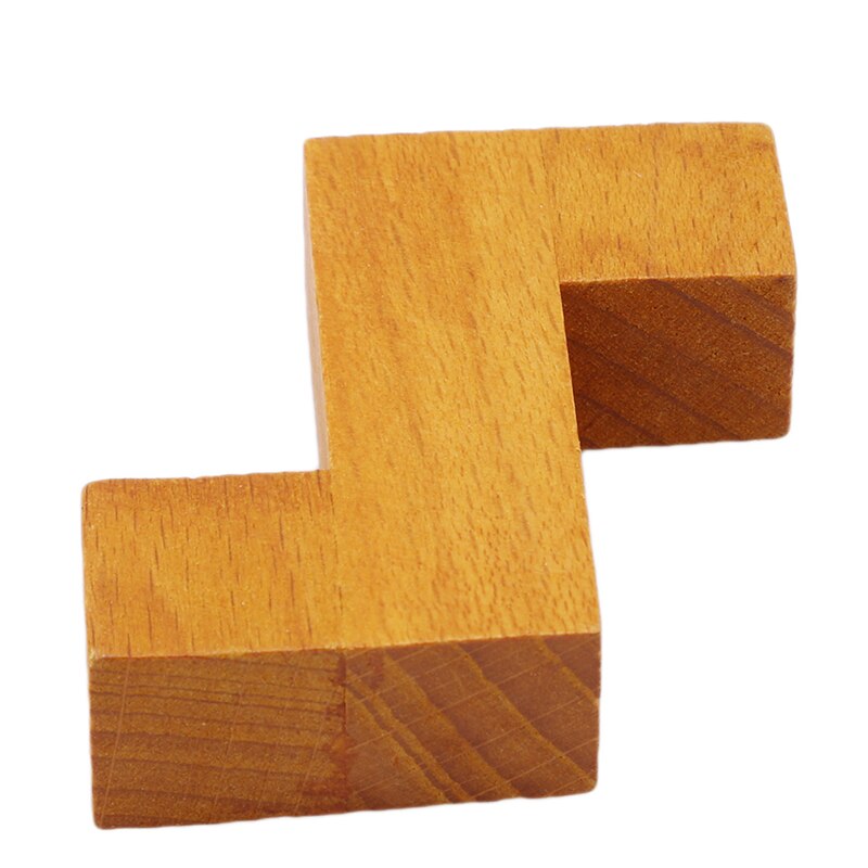 Solid Pentominoes Wooden Puzzle Geometry Brain Teaser Game