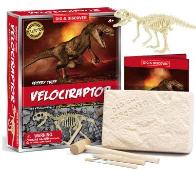 Dinosaur archaeological excavation toy prehistoric crocodile fossil skeleton excavation DIY boy