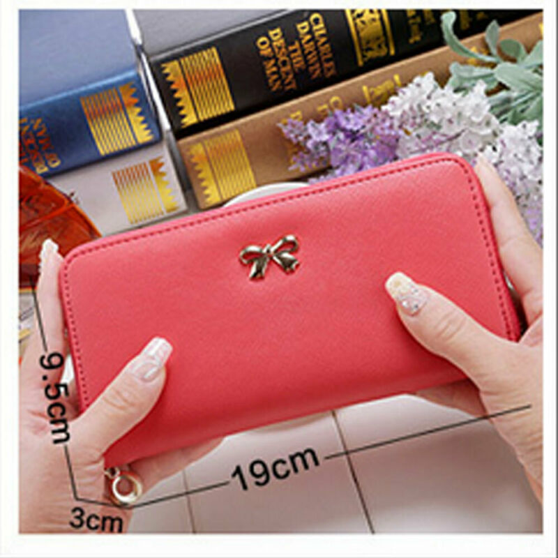 Women Ladies Leather Wallet Long Zip Purse Card Phone Holder Case Clutch Handbag Ladies Wallets