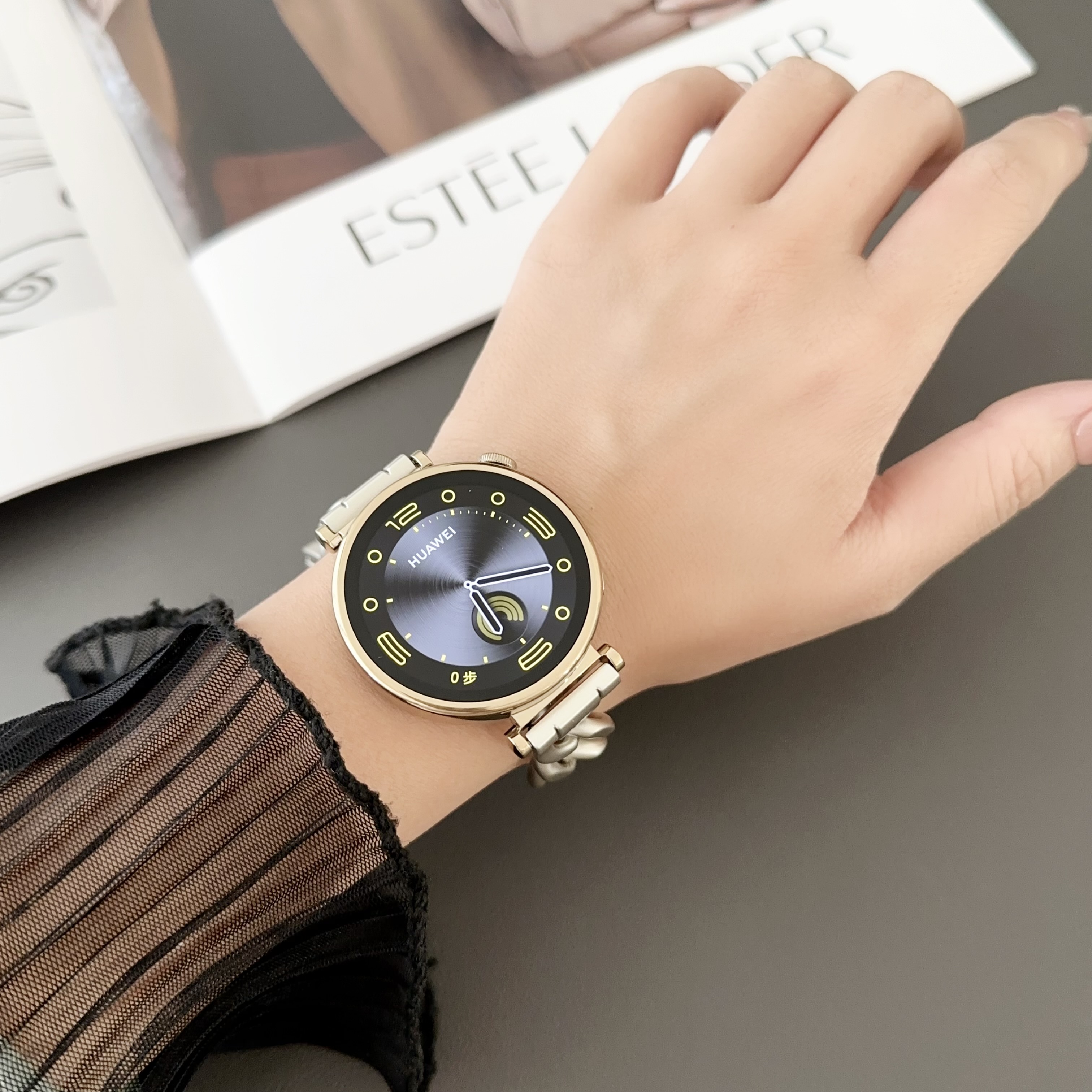 18mm roestvrijstalen bandjes voor huawei watch  gt 4 , 41mm metalen schakelarmbandjes voor garmin forerunner 265s , 255s/ venu 3s bandjes