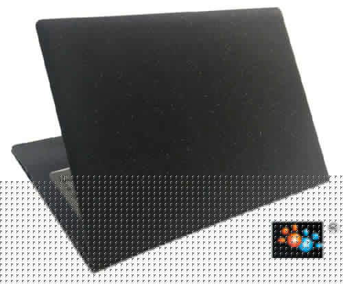 Karbonfiber vinyl laptop skin sticker decal cover protector for lenovo thinkpad  t450s 14- tommer: Svart glitter