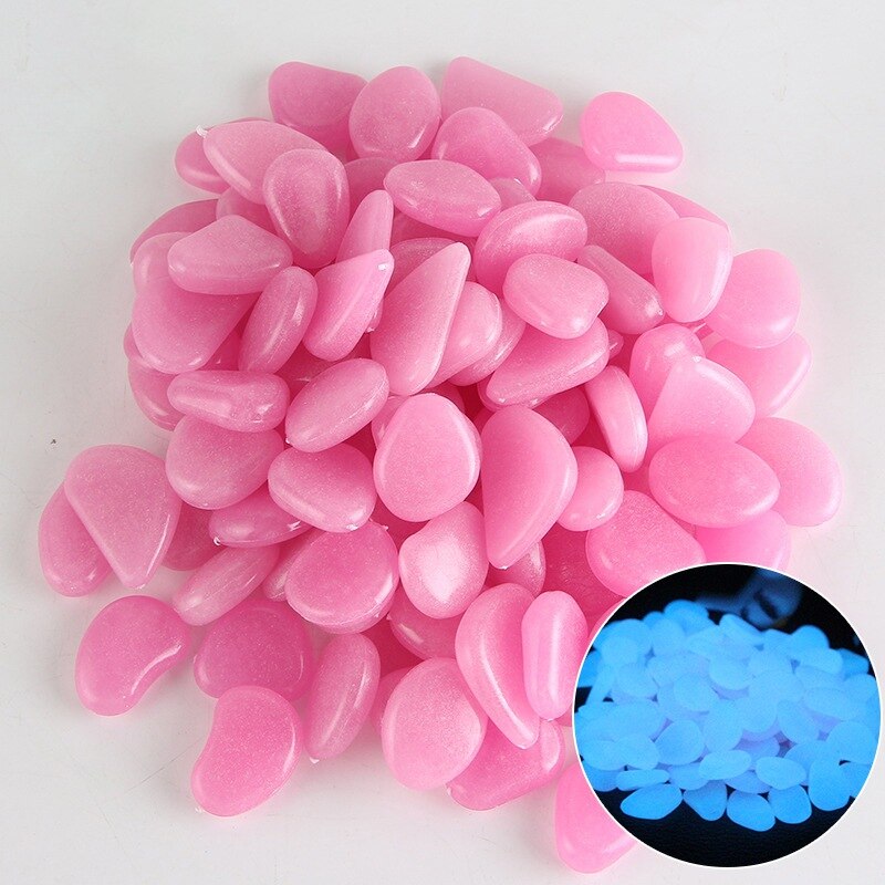 Luminous Stone Glow in the Dark Garden Pebbles Glow Stones Rocks For Walkways Garden Path Patio Lawn Yard Decor Luminous Stones: QZ