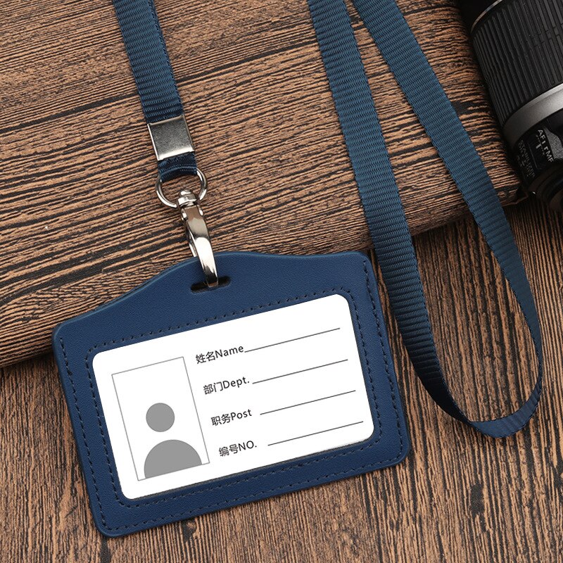 Color Business Exhibit ID Card Holder Neck Hang Lanyard Strap Anti-lost Wrist Lanyard Rope For Keys Phone Camera Keys: blue2