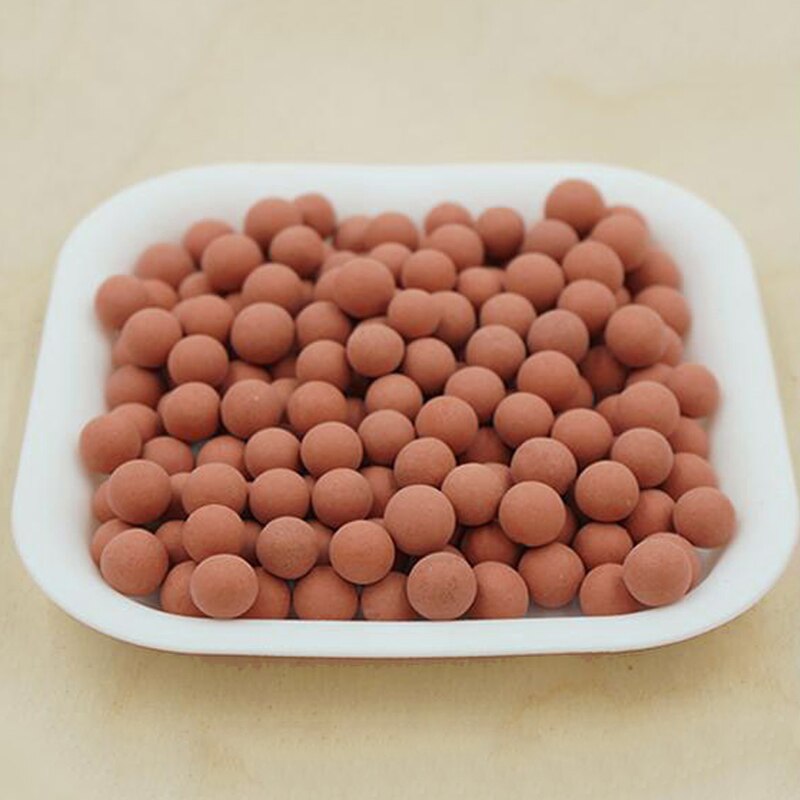 500g Multi couleur boucher pierre Pot décoration Anion terre eau Culture botanique peint poterie céramsite boule jardin teinté: L / 1
