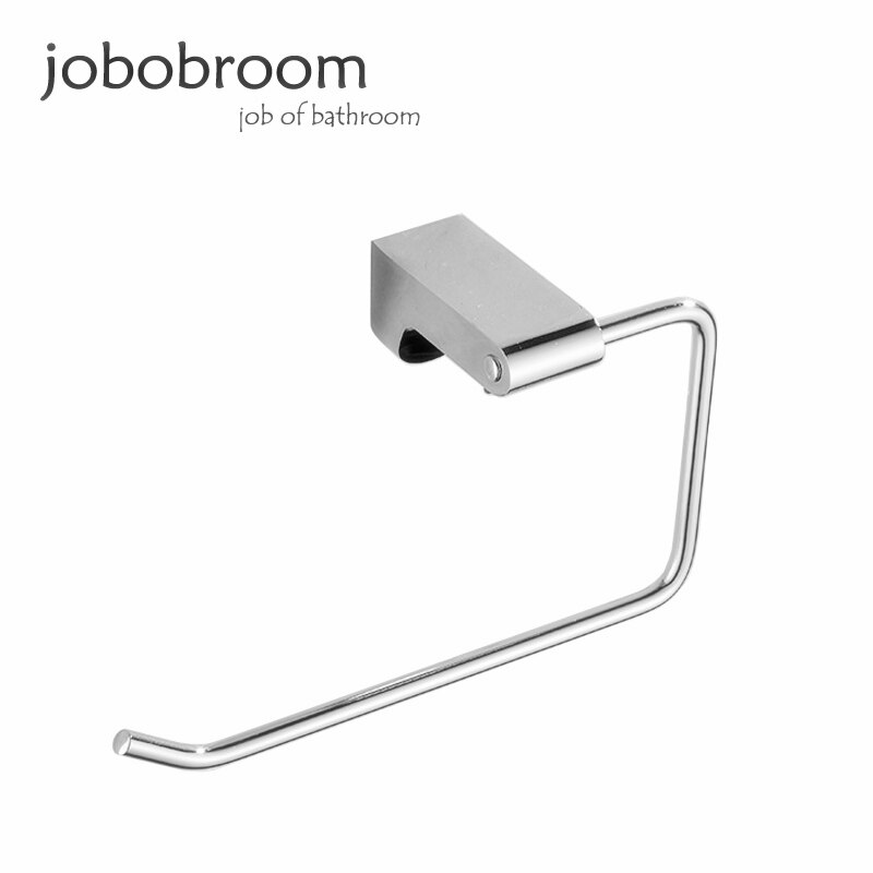 Jobobroom badkameraccessoires chroomkleurige wandgemonteerde handdoekring handige handdoekhouder hanger hangende badkameropslag