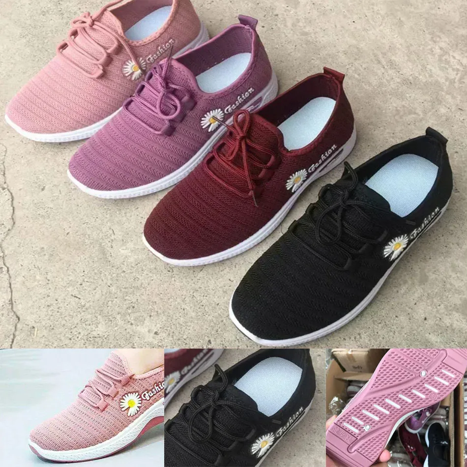 2025. Zapatos deportivos de para mujer con suelas de malla suaves y transpirables y zapatos de coco ligeros y modernos