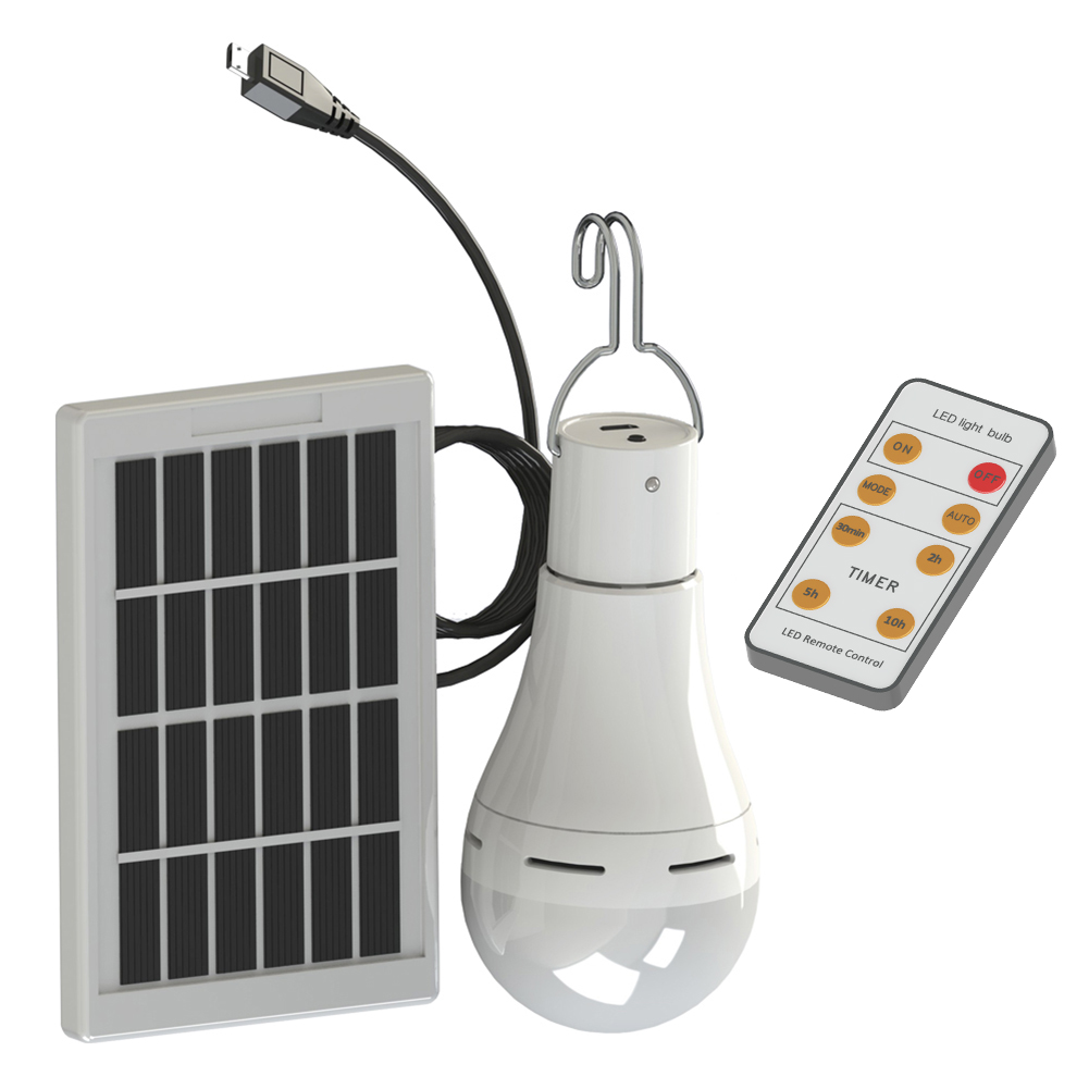 Led Solar Bulb Light Waterdichte Outdoor 5Mode Usb Opgeladen Opknoping Noodsituatie Zonlicht Aangedreven Lamp Draagbaar Krachtig Indoor Huis: YELLOW