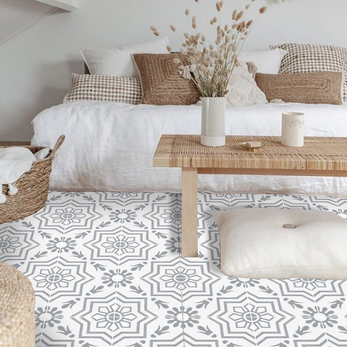 Autocollant mural pour carrelage gris, 10 pièces, carrelage en céramique vinyle auto-adhésif pour cuisine, salle de bain, décor de maison, bricolage