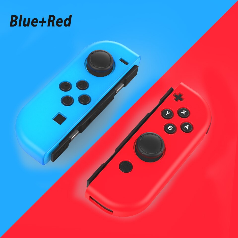 Gomma di silicone Della Pelle Della Copertura di Caso per Nintend Interruttore Gioia con la gioia-con controllore per Nintendoswitch NX NS Joycon presa di protezione: blu e rosso