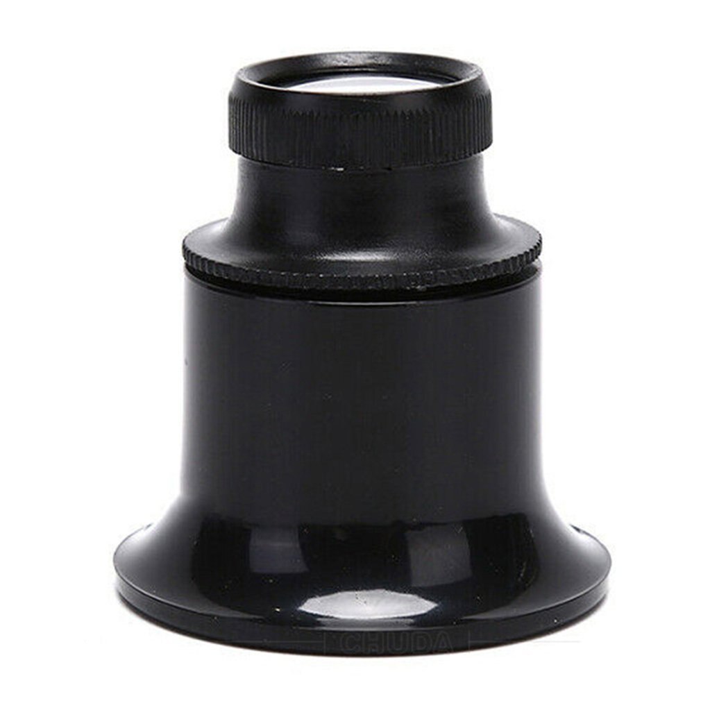 Een Set 20X Zakformaat Mini Microscoop Vergrootglas Vergrootglas Lens Duif Oogmasker Vergrootglas