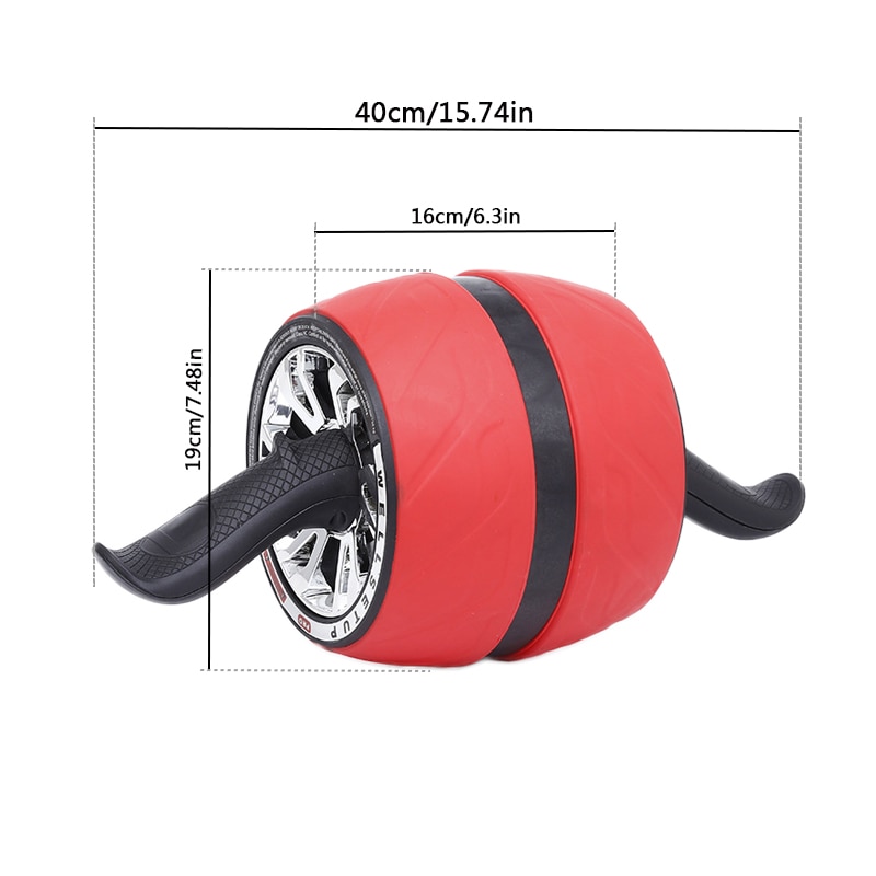 Automatic Rebound Fitness Ab Roller No Noise Abdominal Workouts Wheels With Mat For Home Gym Equipment Exercise Machin