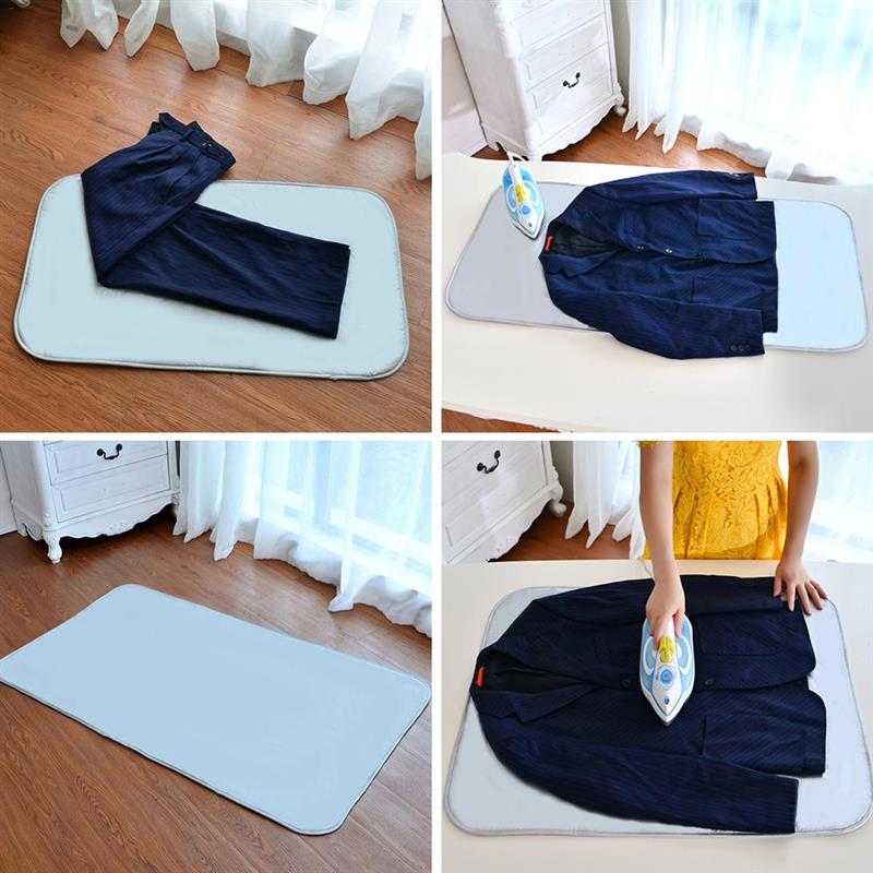 Heat Resistant Iron Board Blanket For Table Top Ironing Pad Laundry Pad Anti-Slip Ironing Mat Blanket Mesh Press Clothes Protect