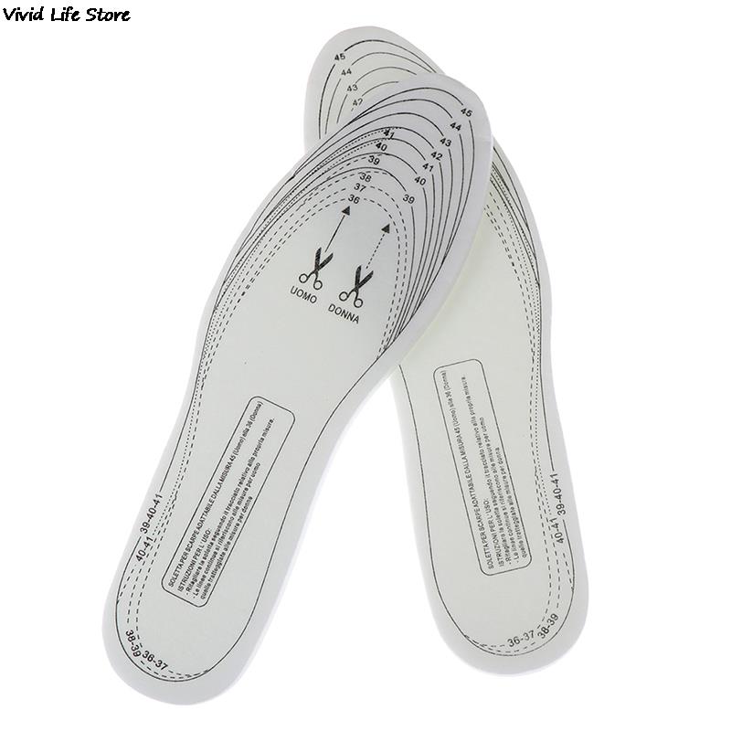 1Pair Memory Foam Shoe Pad Insoles Thin Insole Breathable Sweat Absorbing Comfortable Massage Shock Sport Shoes Pad