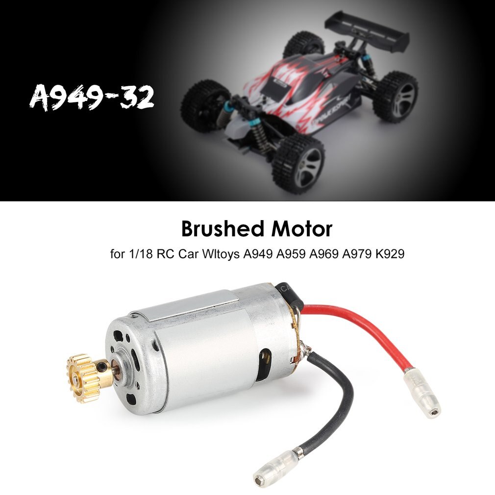 1/18 RC Auto Gebürstet Motor A949-32 für Wltoys Off-road Buggy A949 A959 A969 A979 K929 Ersatzteile zubehör Komponenten