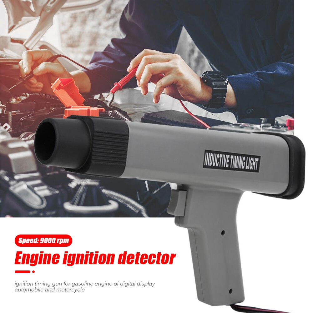 12V Durable Digital Inductive Timing Light Practical Multi-functional Engine Ignition Timing Detector